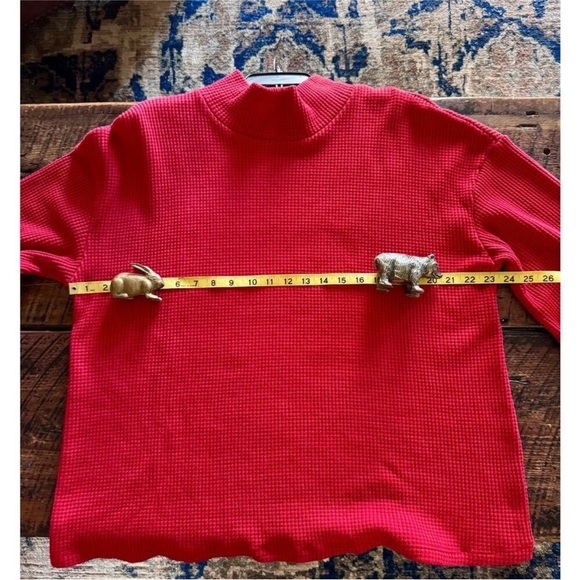 Ava & Viv Red Turtleneck Sweater size X/14-16W - Picture 7 of 10
